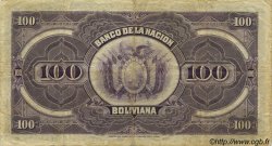 100 Bolivianos BOLIVIE  1911 P.111 TTB
