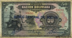 50 Bolivianos BOLIVIE  1929 P.116 TB+