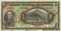 1 Boliviano Spécimen BOLIVIE  1928 P.118s pr.NEUF