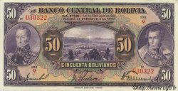 50 Bolivianos BOLIVIE  1928 P.124 SPL