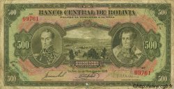500 Bolivianos BOLIVIE  1928 P.126b B