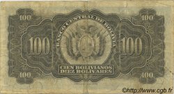100 Bolivianos BOLIVIE  1928 P.133 TTB