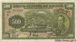 500 Bolivianos BOLIVIE  1928 P.134 SUP+