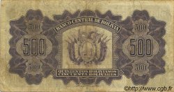 500 Bolivianos BOLIVIE  1928 P.134 TB