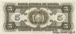 5 Bolivianos BOLIVIE  1945 P.138a pr.NEUF