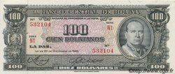 100 Bolivianos BOLIVIE  1945 P.147 NEUF