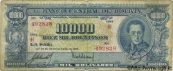 10000 Bolivianos BOLIVIE  1945 P.151 B+