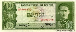 10 Pesos Bolivianos BOLIVIE  1962 P.154a TTB à SUP