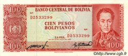 100 Pesos Bolivianos BOLIVIE  1962 P.163a SPL