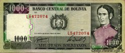 1000 Pesos Bolivianos BOLIVIE  1982 P.167a pr.TTB