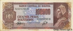100000 Pesos Bolivianos BOLIVIE  1984 P.171a TTB+