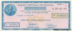 10000 Pesos Bolivianos BOLIVIE  1984 P.186 NEUF