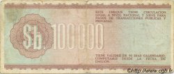 100000 Pesos Bolivianos BOLIVIE  1984 P.188 TB