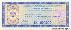 1000000 Pesos Bolivianos BOLIVIE  1985 P.192C SPL
