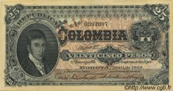 25 Pesos COLOMBIE  1904 P.313 SUP+