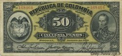 50 Pesos COLOMBIE  1910 P.317 TTB
