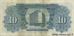 10 Pesos Oro COLOMBIE  1953 P.400a TTB