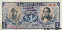1 Peso Oro COLOMBIE  1964 P.404b SUP