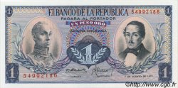 1 Peso Oro COLOMBIA  1973 P.404e