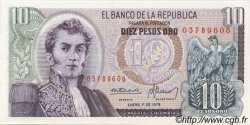10 Pesos Oro COLOMBIE  1978 P.407f NEUF