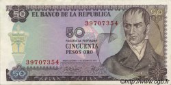 50 Pesos Oro COLOMBIE  1970 P.412b SUP+