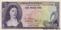 2 Pesos Oro COLOMBIE  1972 P.413a SUP