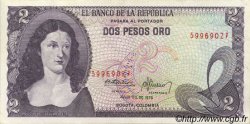 2 Pesos Oro COLOMBIE  1976 P.413b SUP+