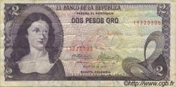 2 Pesos Oro COLOMBIE  1977 P.413b TB+