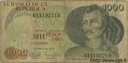 1000 Pesos Oro COLOMBIE  1979 P.421a B