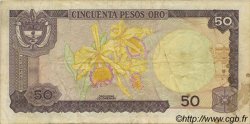 50 Pesos Oro COLOMBIE  1981 P.422a TB+