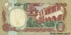 500 Pesos Oro COLOMBIE  1984 P.423b TTB