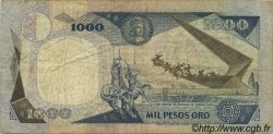 1000 Pesos Oro COLOMBIE  1984 P.424b TB