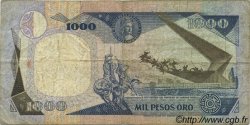 1000 Pesos Oro COLOMBIE  1986 P.424c TB