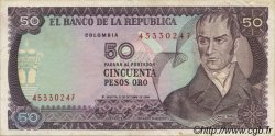 50 Pesos Oro COLOMBIE  1984 P.425a TTB