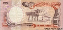 100 Pesos Oro COLOMBIE  1987 P.426c TTB