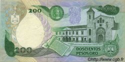 200 Pesos Oro COLOMBIE  1983 P.428a TTB+