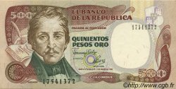 500 Pesos Oro COLOMBIE  1992 P.431A NEUF
