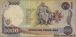 5000 Pesos Oro COLOMBIE  1990 P.436 TB