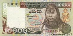 10000 Pesos Oro COLOMBIA  1992 P.437