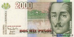 2000 Pesos COLOMBIE  2001 P.451b pr.NEUF