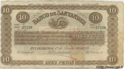 10 Pesos COLOMBIE  1900 PS.0833b TTB