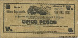 5 Pesos COLOMBIE  1901 PS.1088a B+