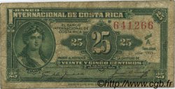25 Centimos COSTA RICA  1919 P.156 pr.TB