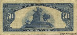 50 Colones COSTA RICA  1941 P.193 TB