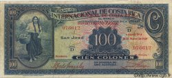 100 Colones COSTA RICA  1939 P.194a TTB+