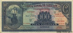 100 Colones COSTA RICA  1942 P.194a SUP