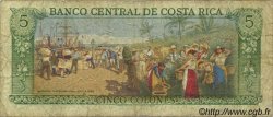 5 Colones COSTA RICA  1984 P.236d TB