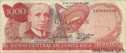 1000 Colones COSTA RICA  1990 P.259a TTB