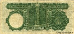 1 Quetzal GUATEMALA  1928 P.011a TB