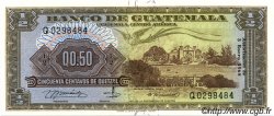 50 Centavos de Quetzal GUATEMALA  1968 P.051 NEUF